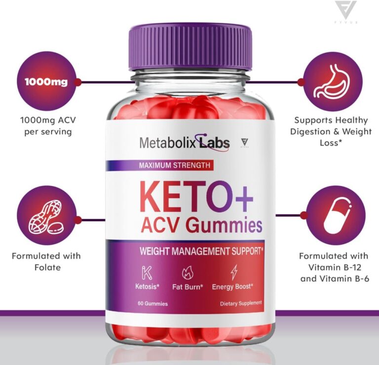 Metabolix Labs Keto ACV Gummies Advanced Weight Plus Loss Supplement Review