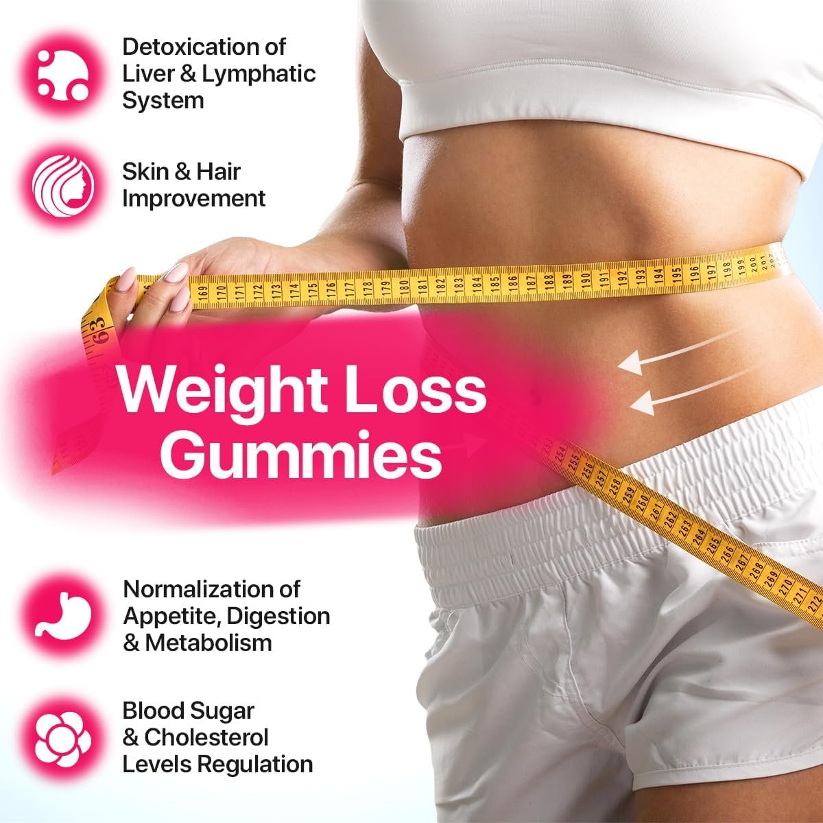 Keto Apple Cider Vinegar Gummies 1000mg - Made in USA ACV Keto Gummies for Wеight Lоss and Control, Detоx, Mеtabolism, Well-Digested Delicious Keto ACV Gummies Advanced Wеight Lоss, 60 pcs