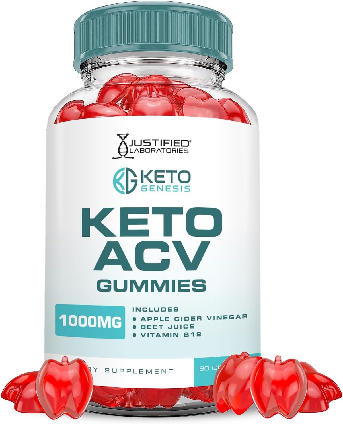 Keto Genesis Keto ACV Gummies Advanced Formula 1000MG Keto Genesis Keto Gummies Apple Cider Vinegar Formulated with Pomegranate Beet Juice Powder B12 Vegan Non GMO 60 Gummys