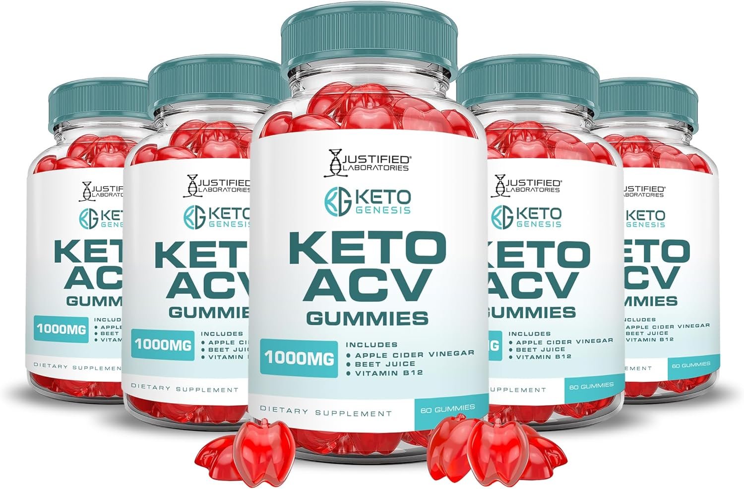 Keto Genesis Keto ACV Gummies Advanced Formula 1000MG Keto Genesis Keto Gummies Apple Cider Vinegar Formulated with Pomegranate Beet Juice Powder B12 Vegan Non GMO 60 Gummys