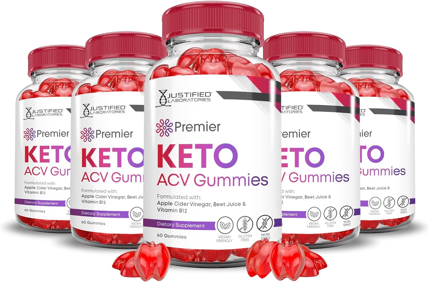 Premier Keto ACV Gummies Premier Keto Gummies Advanced 1000MG Apple Cider Vinegar Formulated with Pomegranate Beet Juice Powder B12 Vegan Non GMO 60 Gummys