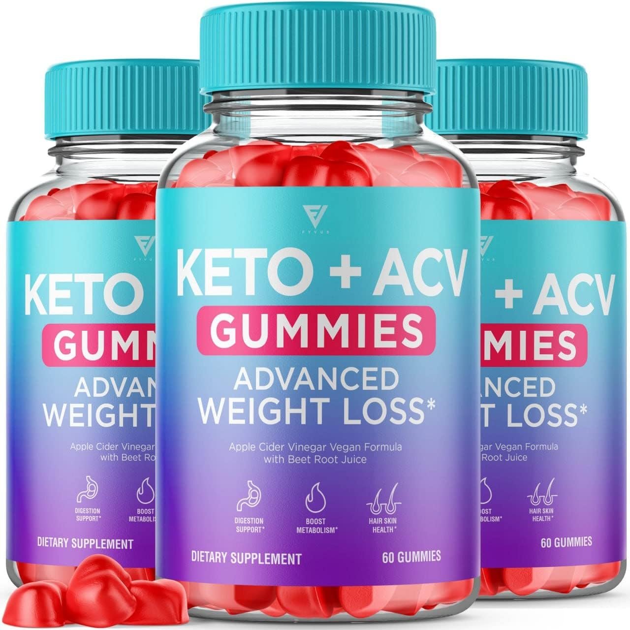 (3 Pack) Keto ACV Gummies Advanced Belly Fat Vitamin Supplement ACV Keto Gummy Apple Cider Vinegar 1000MG Vegan Formula Works Fast Women Men (180 Gummies)