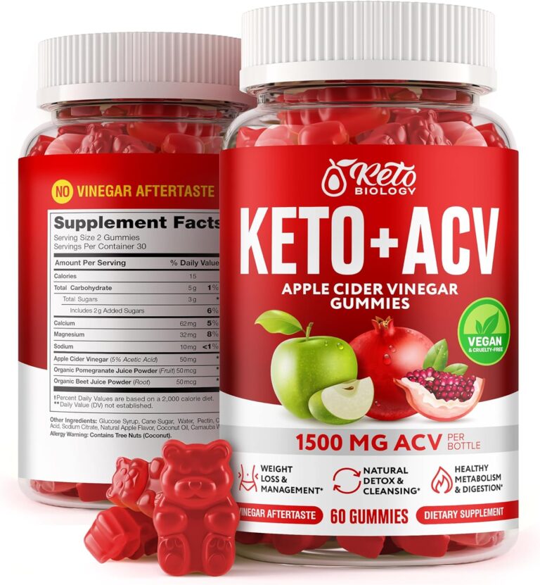 Keto ACV Gummies 1500mg Review