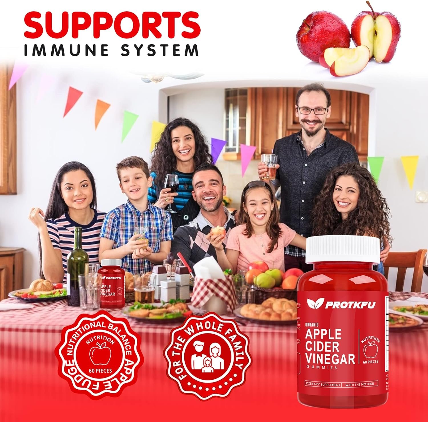 Keto Acv Gummies - Apple Cider Vinegar Gummies - Sugar Free ACV Keto Gummies for Women and Men