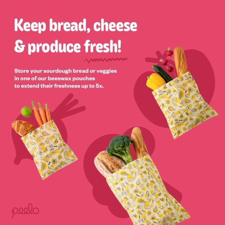 PEELO Beeswax Food Wrap Bag Review
