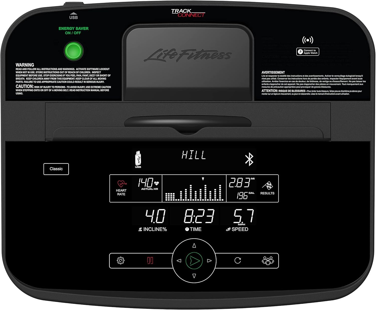 E3 Elliptical Cross-Trainer with Track Connect 2.0 Console