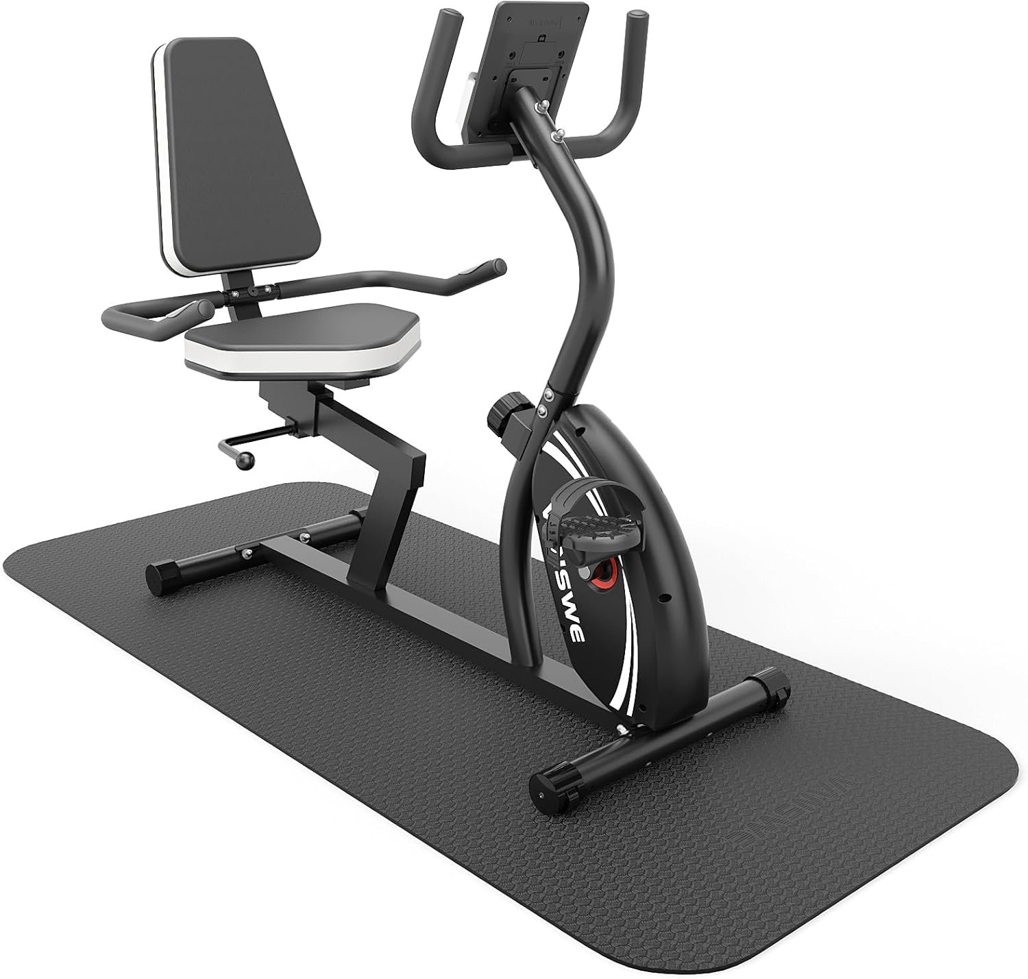 Recumbent Exercise Bike  Exercise Equipment Mat
