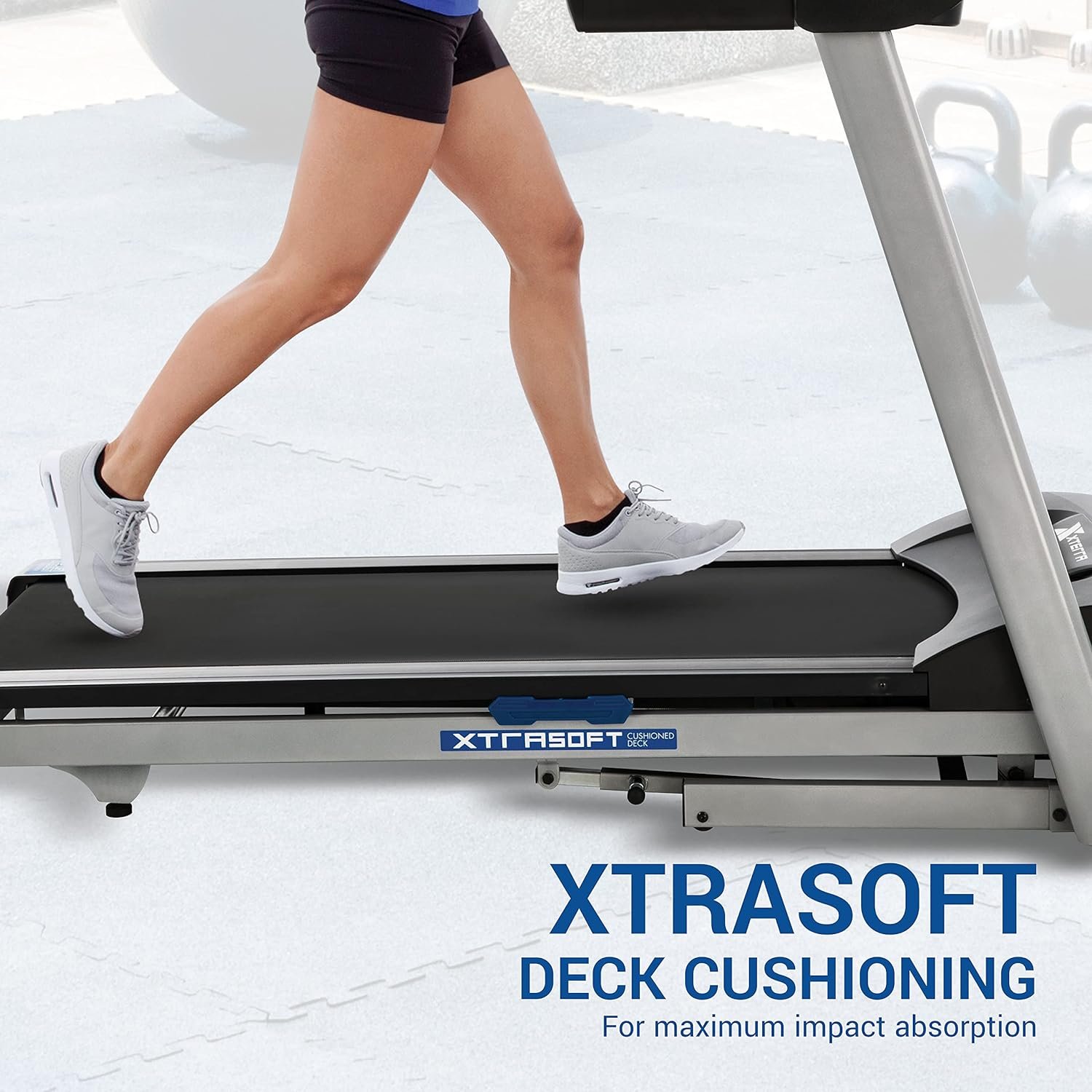 XTERRA Fitness Sport Series Premium Folding Smart Treadmill, Handlebar Speed and Incline Controls, Large XTRASoft Cushioned Running Deck, Built-in FTMS-Enabled Bluetooth with XTERRA+ Fitness App